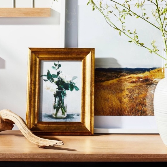 STUDIO MCGEE NWT floral arrangement framed wall art canvas -11x14 - Picture 2 of 5